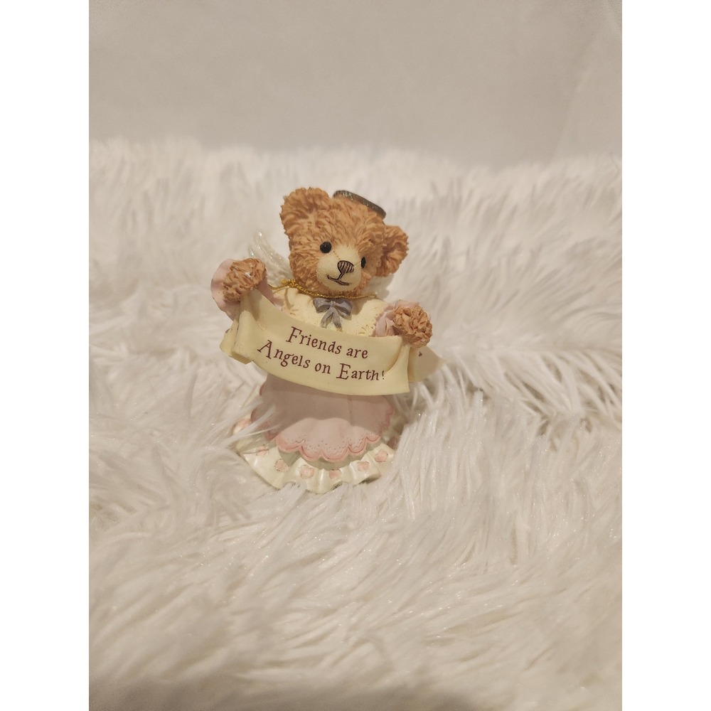 Bainbridge Bears Angel Teddy Bear Figurine Friends are Angels on Earth Carlton
